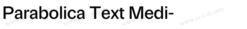 Parabolica Text Medi字体转换 Parabolica Text Medi字体转换